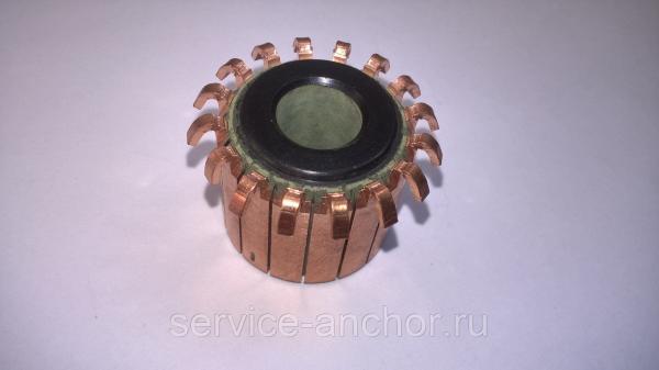 Коллектор 16 ламелей нар.24мм,вн.10,1мм.высота корпуса 21мм.Крючки. — фото 3